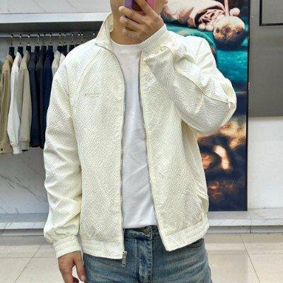 wholesale quality zegna suede leather coat model no. 33